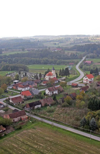 Kościół Parafialny Katarzyny Aleksandryjskiej Dapci Chorwacja — Zdjęcie stockowe