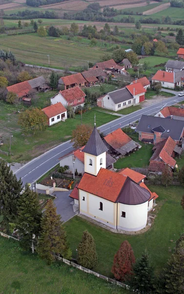 Kościół Parafialny Katarzyny Aleksandryjskiej Dapci Chorwacja — Zdjęcie stockowe