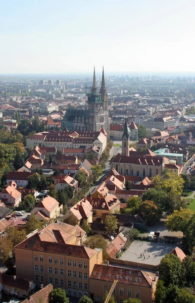 Cathédrale Assomption Vierge Marie Zagreb Croatie — Photo