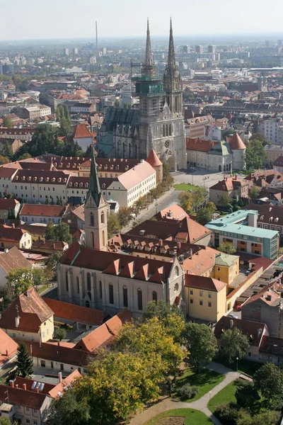 Katedralen Över Antagandet Jungfru Maria Och Franciscan Church Francis Assisi — Stockfoto