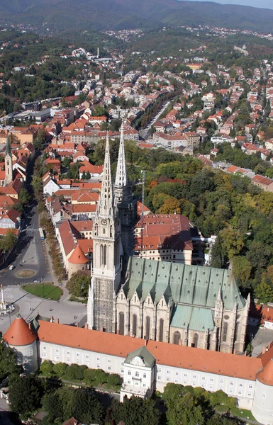 Catedral Asunción Virgen María Zagreb Croacia —  Fotos de Stock