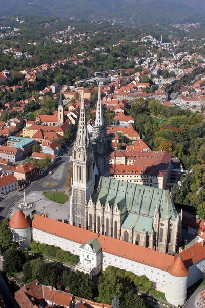 Catedral Asunción Virgen María Zagreb Croacia —  Fotos de Stock