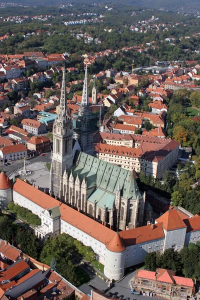 Catedral Asunción Virgen María Zagreb Croacia —  Fotos de Stock