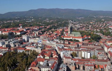 Hırvatistan 'ın Zagreb kentinde Bakire Meryem' in Varsayımı Katedrali