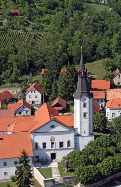 Hırvatistan 'ın Klanjec kentindeki Bakire Meryem ve Fransisken Manastırı Kilisesi