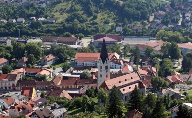 Hırvatistan 'ın Krapina kentindeki Aziz Nicholas Kilisesi