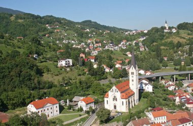 Hırvatistan 'ın Krapina kentindeki Aziz Nicholas Kilisesi