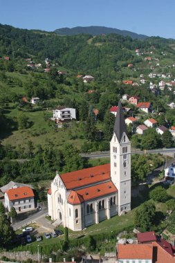 Hırvatistan 'ın Krapina kentindeki Aziz Nicholas Kilisesi