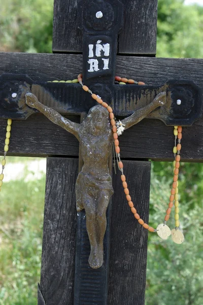 Roadside Crucifix Zagorje Kroatien — Stockfoto