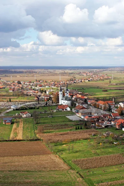 Plish Church Mary Magdalene Sela Kod Siska Horvátország — Stock Fotó