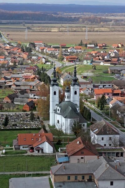 Приходская Церковь Святой Марии Магдалины Села Код Сиска Хорватия — стоковое фото