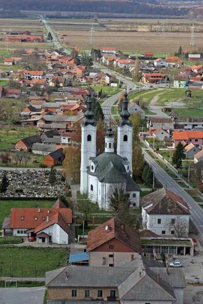 Igreja Paroquial Santa Maria Madalena Sela Kod Siska Croácia — Fotografia de Stock