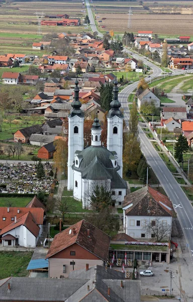 Kyrkan Mary Magdalena Sela Kod Siska Kroatien — Stockfoto