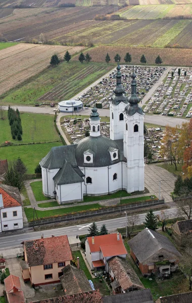 Igreja Paroquial Santa Maria Madalena Sela Kod Siska Croácia — Fotografia de Stock
