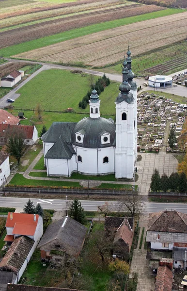 Pfarrkirche Maria Magdalena Sela Kod Siska Kroatien — Stockfoto