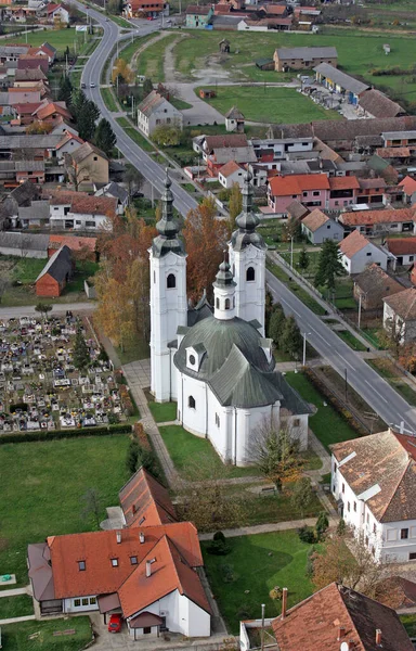 Farní Kostel Marie Magdalény Sela Kod Siska Chorvatsko — Stock fotografie