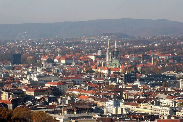 Собор Успіння Богородиці Загребі Хорватія — стокове фото