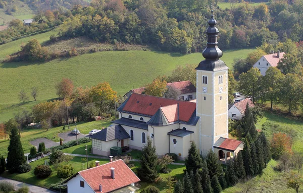 Церковь Святого Георгия Горне Стубице Хорватия — стоковое фото