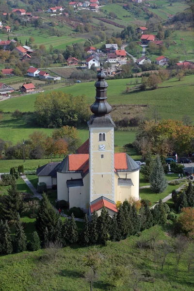 Kostel Jiří Gornji Stubici Chorvatsko — Stock fotografie