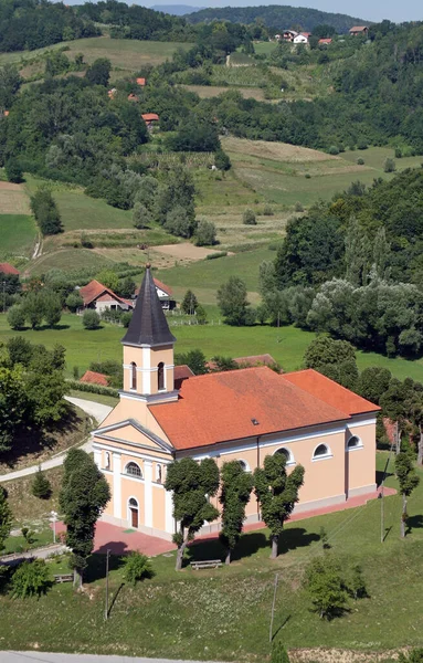 Parochiekerk Leopold Mandic Orehovica Kroatië — Stockfoto