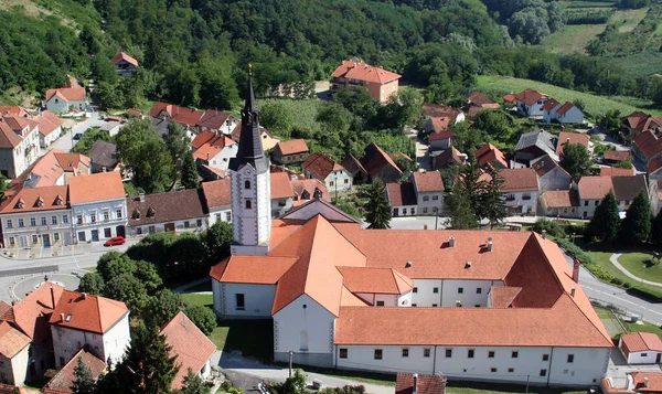 Pfarrkirche Mariä Himmelfahrt Und Franziskanerkloster Klanjec Kroatien — Stockfoto