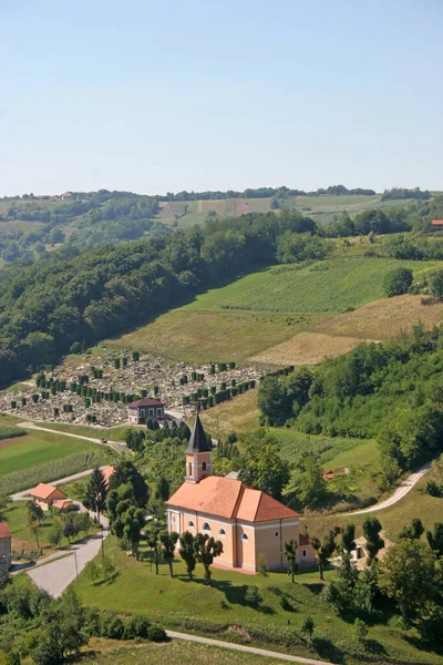 Pfarrkirche Leopold Mandic Orehovica Kroatien — Stockfoto