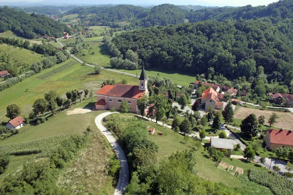 Farní Kostel Leopolda Mandiče Orehovici Chorvatsko — Stock fotografie