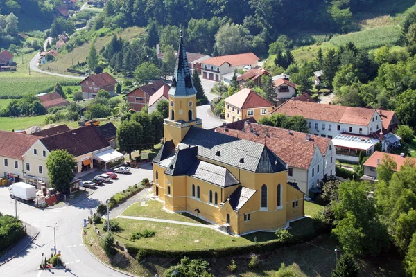 Kerk Saint George Parish Desinic Kroatië — Stockfoto