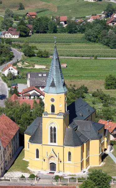 George Parish Church Desinic Croatia — стокове фото