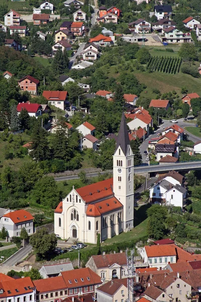 Kostel Mikuláše Krapině Chorvatsko — Stock fotografie