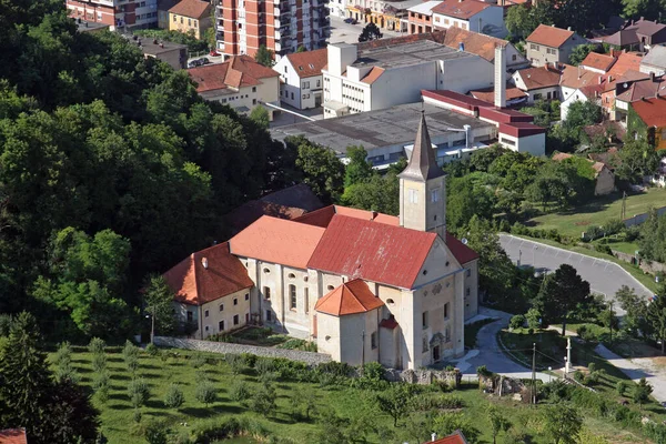 Igreja Santa Catarina Alexandria Krapina Croácia — Fotografia de Stock