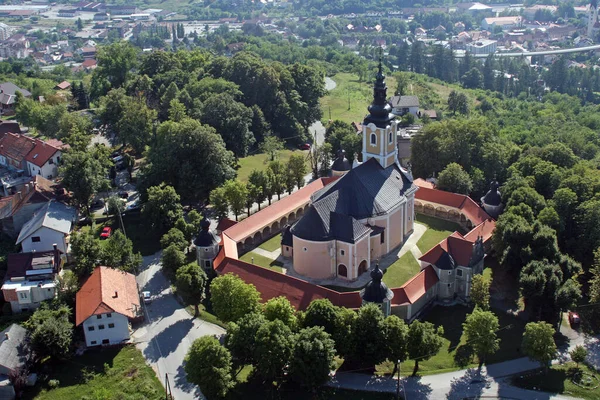 Chiesa Nostra Signora Gerusalemme Trski Vrh Krapina Croazia — Foto Stock
