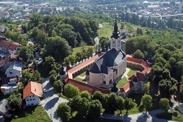 Kostel Panny Marie Jeruzalémské Trski Vrhu Krapině Chorvatsko — Stock fotografie