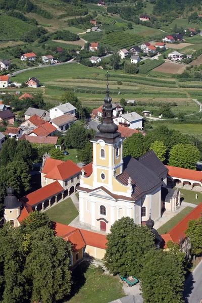 Iglesia Nuestra Señora Jerusalén Trski Vrh Krapina Croacia — Foto de Stock