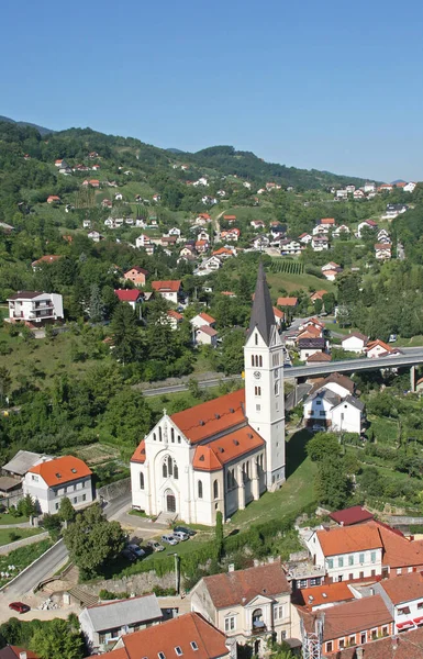 Iglesia Parroquial San Nicolás Krapina Croacia —  Fotos de Stock