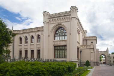 Moskova, Rusya - 10 Haziran 2017: Spiridonovka Caddesi. House resepsiyonlar Mfa