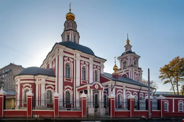 Moscú Calle Nikoloyamykaya Iglesia San Alexis Metropolitana Moscú Que Sloboda — Foto de Stock