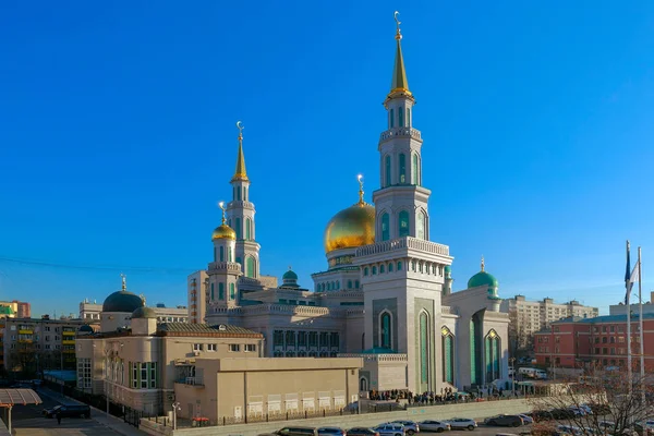 モスクワ ロシア連邦 2018 晴れた日に モスクワの大聖堂モスク イスラム建築 — ストック写真