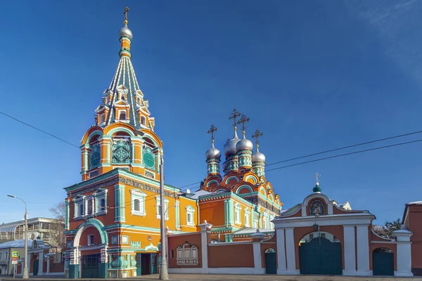 Moscú Rusia Diciembre 2018 Iglesia San Grigori Neokessariysky Calle Bolshaya — Foto de Stock