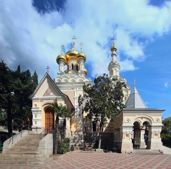 Jalta Cathedral of St Alexander Nevsky. Krim — Stockfoto