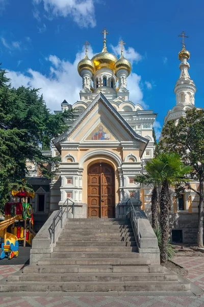 Cattedrale di Yalta di S. Alexander Nevsky. Crimea — Foto Stock