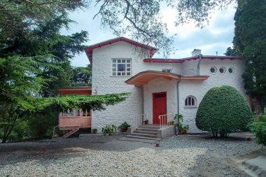 House-Museum-Chekhov şehir Yalta, Kırım beyaz yazlık.