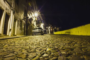 Eski Avrupa sokak gece