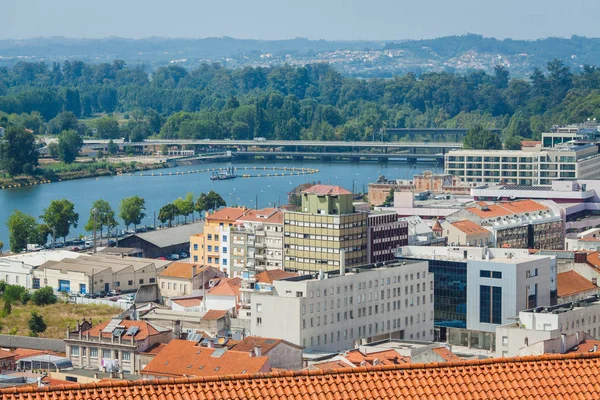 Vista Sobre Pequena Cidade Europeia Velha — Fotografia de Stock