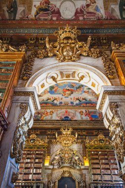 orta yaşlı kütüphanede kitaplar