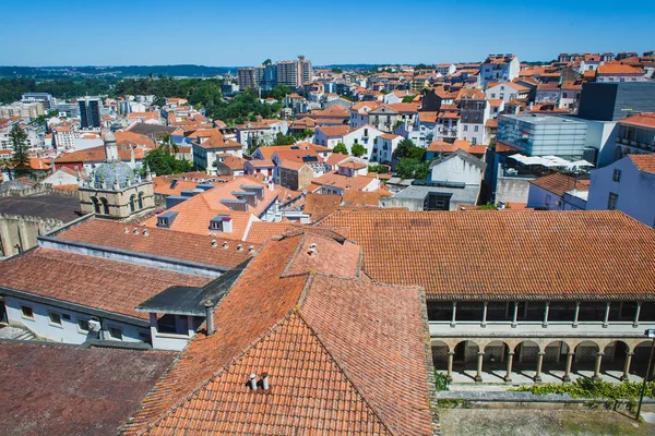 Una Vista Antigua Ciudad Portuguesa Coimbra Desde Colina Universidad — Foto de Stock