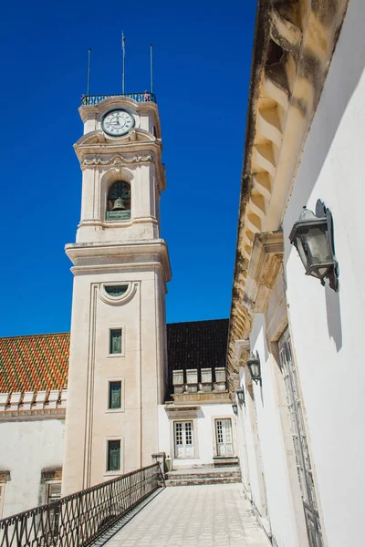 Torre Dell Orologio Dell Università Coimbra — Foto Stock