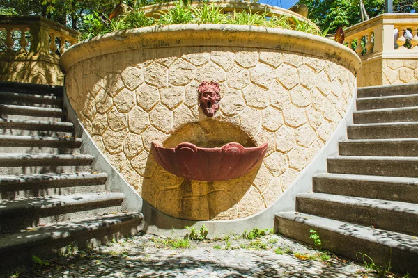 Una Escalera Parque Portugués Verano — Foto de Stock