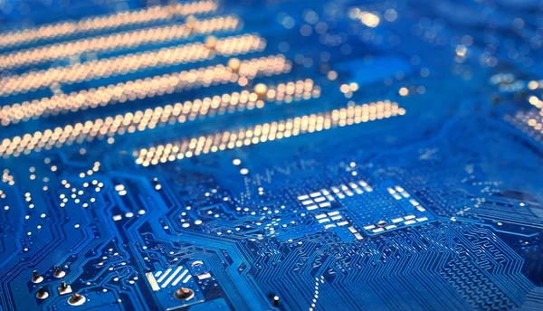High Technology Background Computer Mainboard Electronic Circuit — Stock Photo, Image