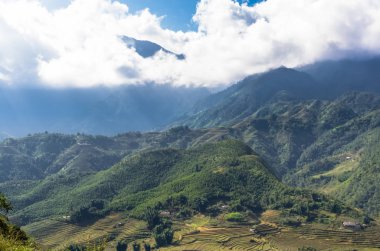 Sapa Köyü, Vietnam dağda şaşırtıcı görünümü